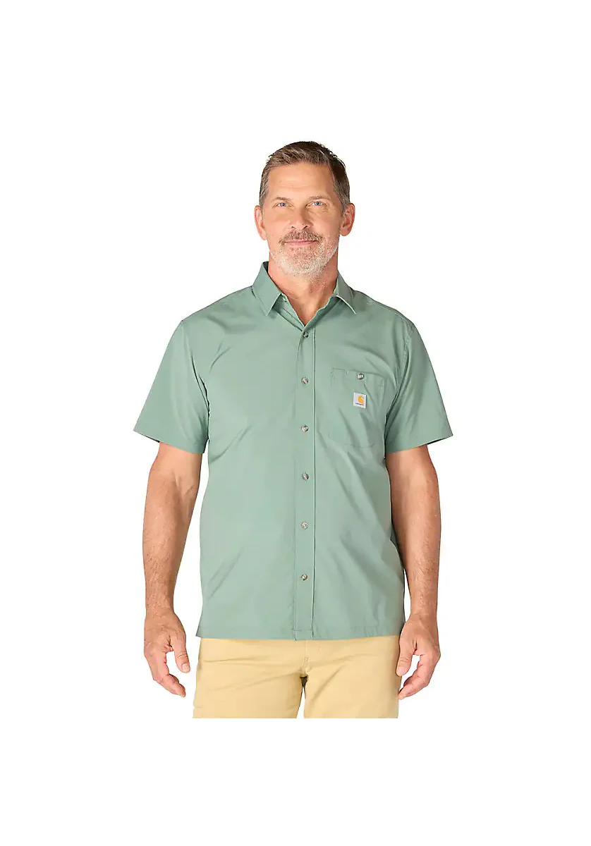Carhartt Men's Force Sun Defender Woven Relaxed Fit Short-Sleeve Shirt - Image 3