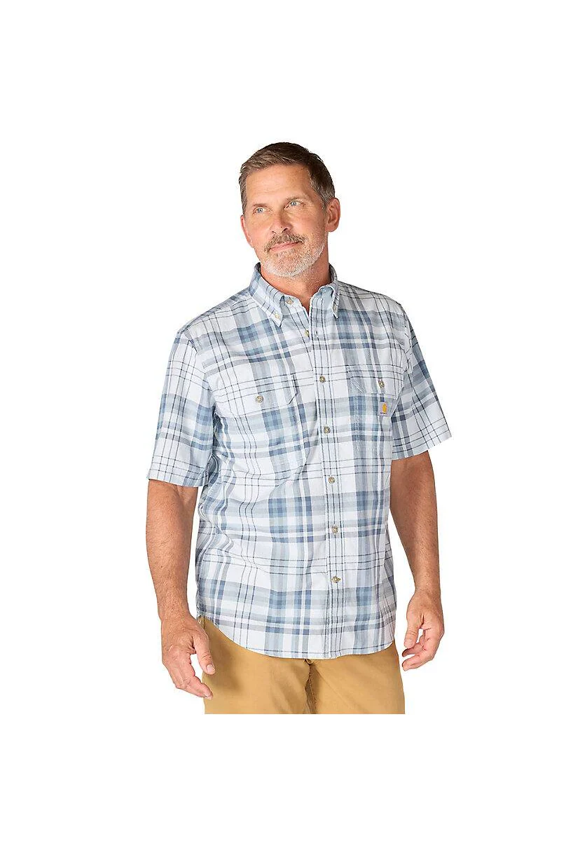 Carhartt Men's Fort Loose Short-Sleeve Plaid Shirt - Image 2