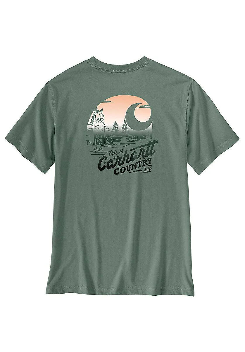 Carhartt Men's Irvine Relaxed Country Logo Short-Sleeve T-Shirt - Image 3