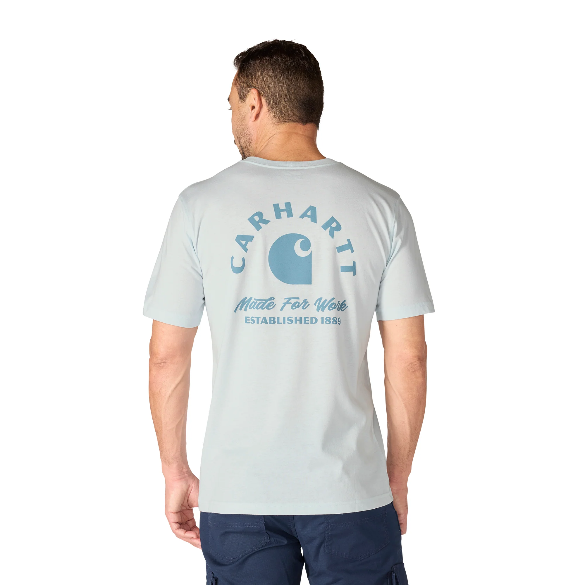 Carhartt Men's Irvine Relaxed Fit Work Graphic Short-Sleeve T-Shirt - Image 2
