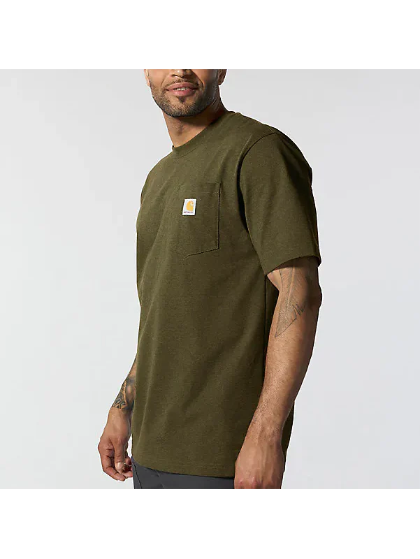 Carhartt Men's Loose Fit Heavyweight Short-Sleeve Pocket T-Shirt - Fall 25 - Image 2