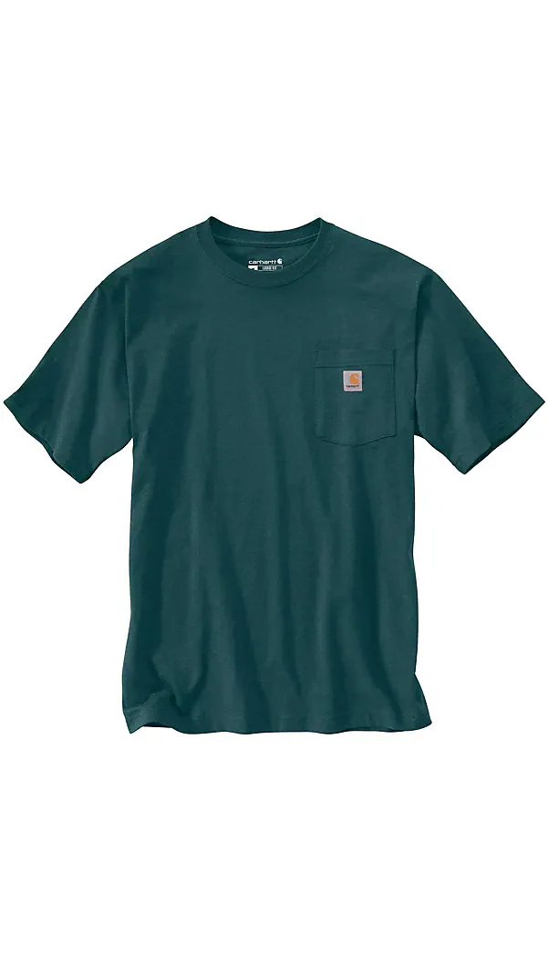 Carhartt Men's Loose Fit Heavyweight Short-Sleeve Pocket T-Shirt - Fall 25 - Image 3