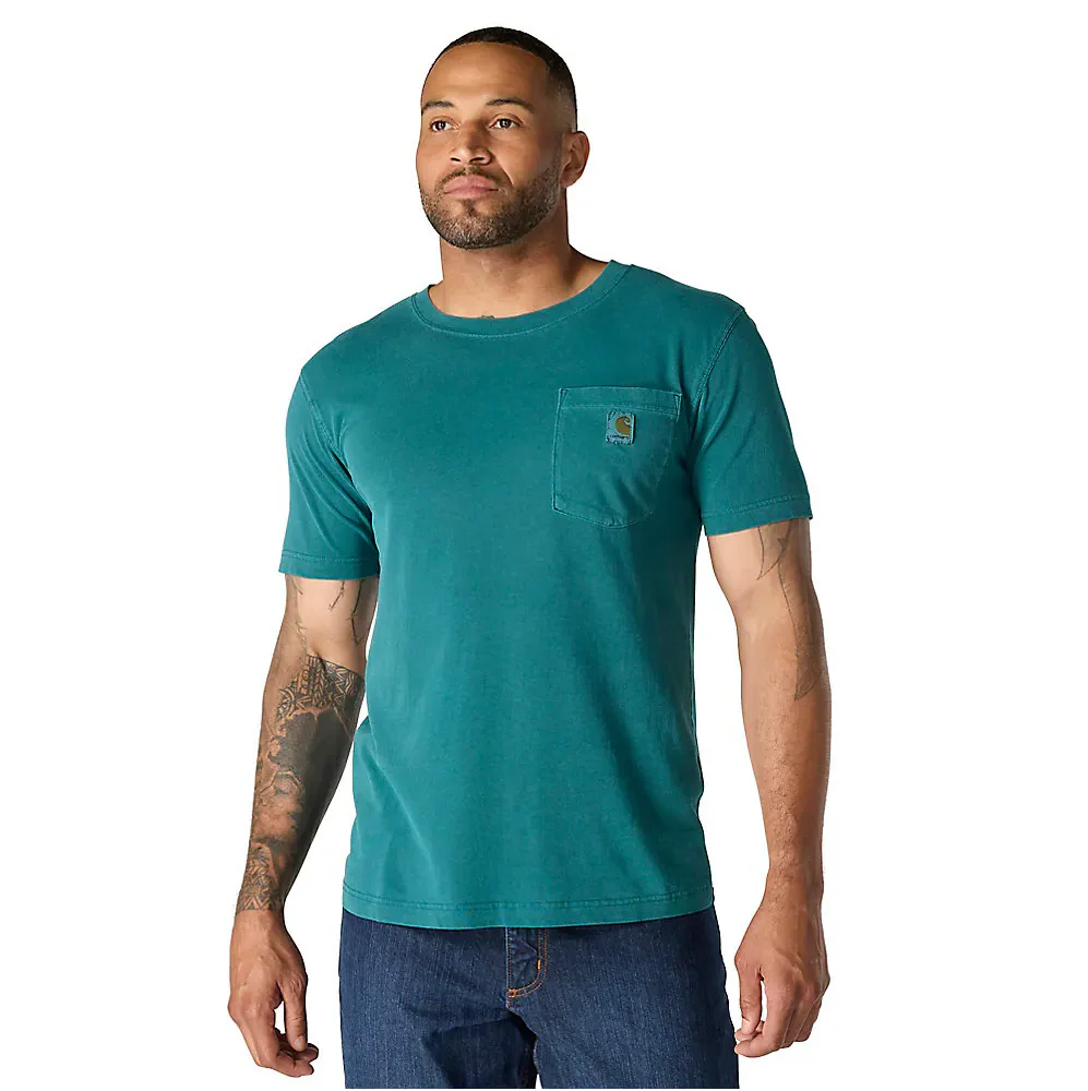 Carhartt Men's Relaxed Fit Lightweight Short-Sleeve Garment Dyed Pocket T-Shirt - Image 3