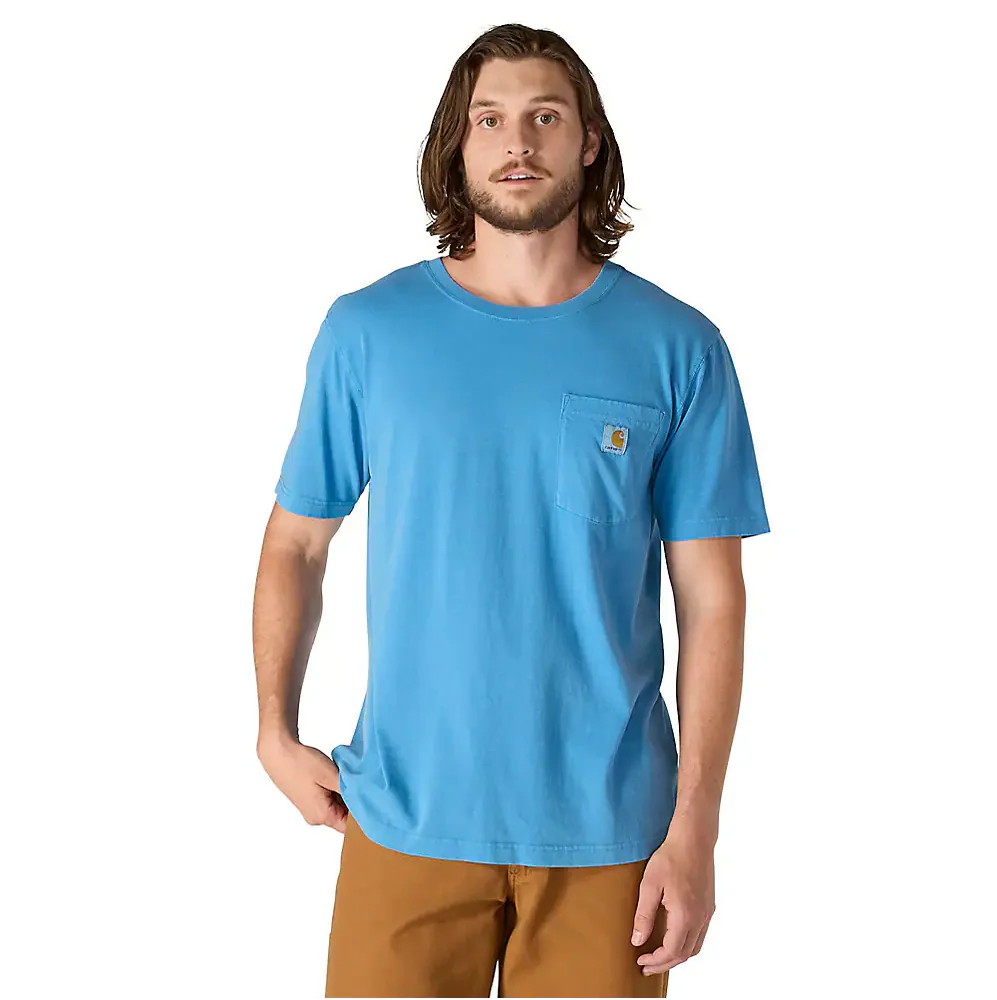 Carhartt Men's Relaxed Fit Lightweight Short-Sleeve Garment Dyed Pocket T-Shirt - Image 4