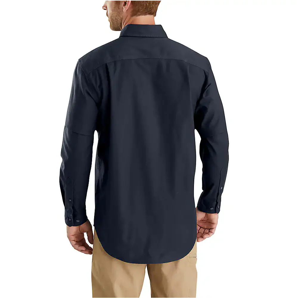 Carhartt Men's Rugged Flex Relaxed Fit Midweight Canvas Long-Sleeve Shirt - Image 4