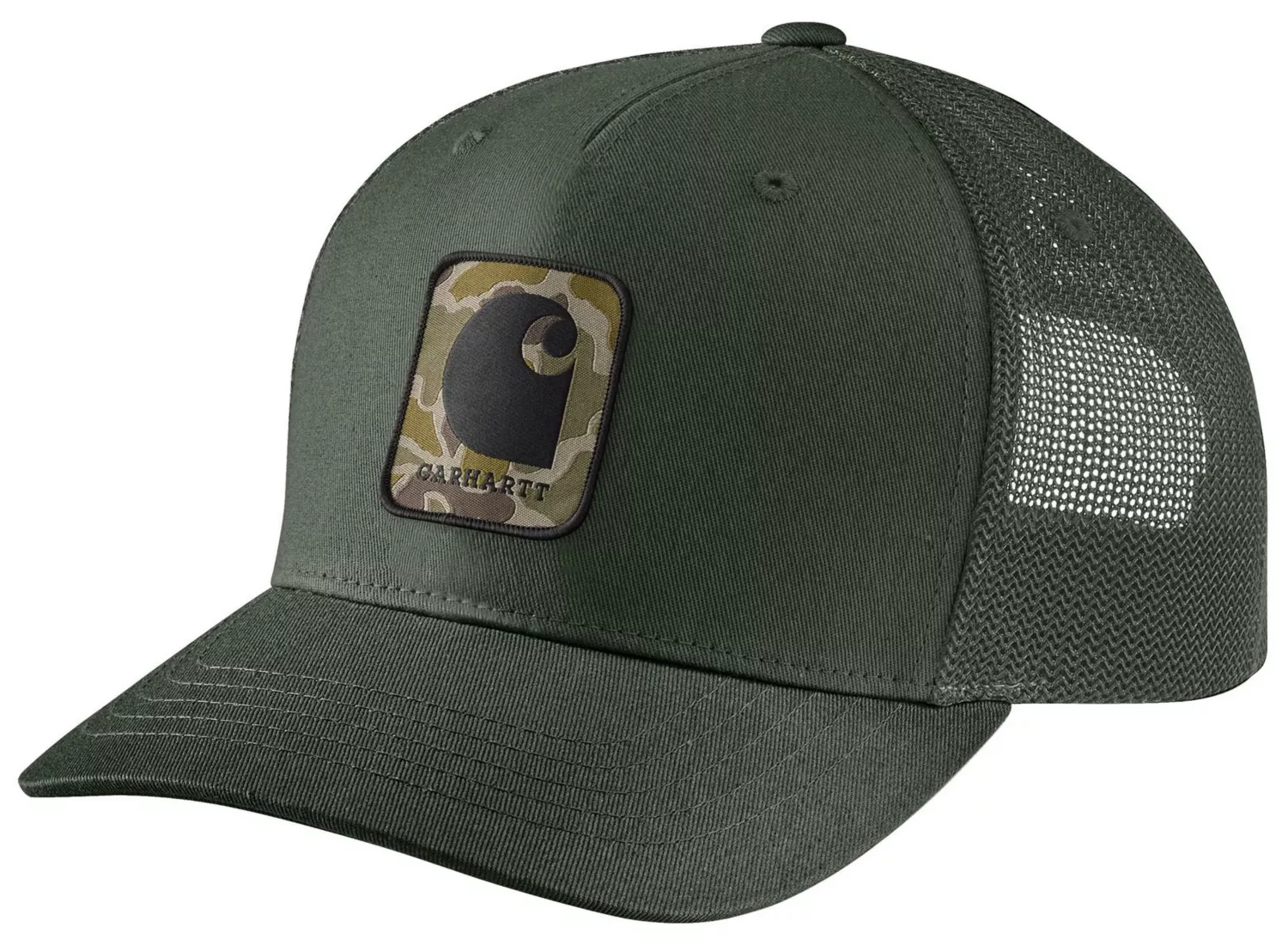 Carhartt Rugged Flex Twill Mesh-Back Camo Patch Cap - Image 3