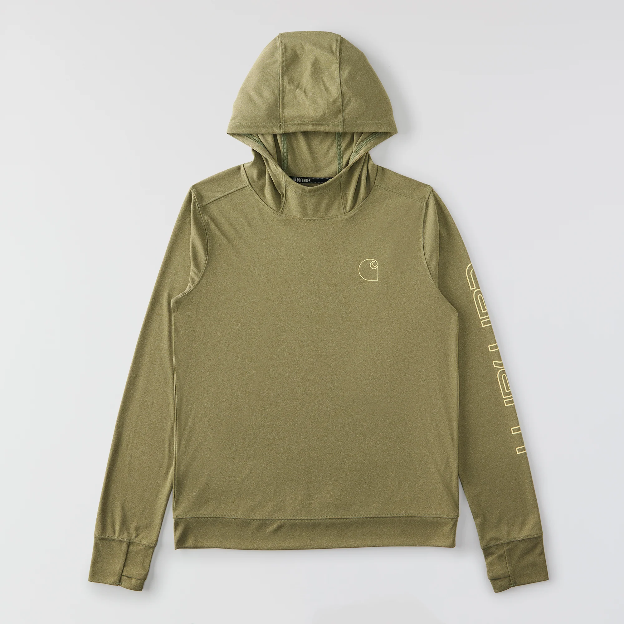 Carhartt Women's Force Sun Defender Relaxed Long-Sleeve Logo Hoodie - Image 3