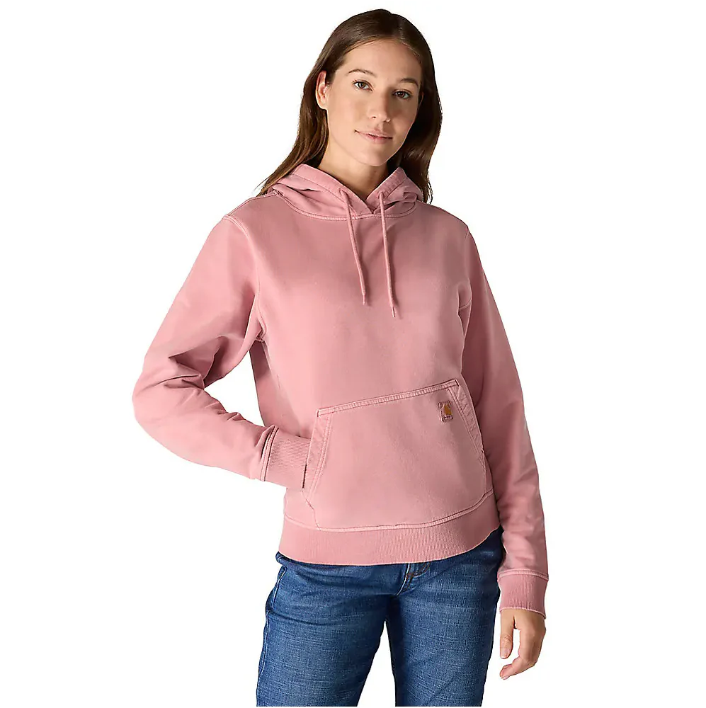 Carhartt Women's Relaxed Fit Midweight Garment Dyed French Terry Hooded Sweatshirt - Image 3