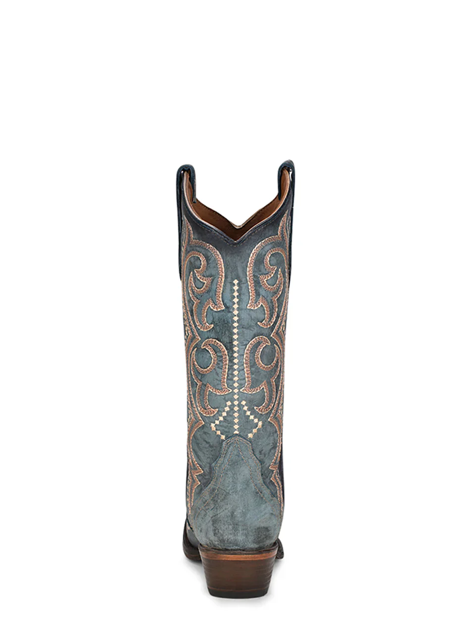 Corral Women's Embroidery And Triad Blue Jean Snip-Toe Cowboy Boot - Image 3