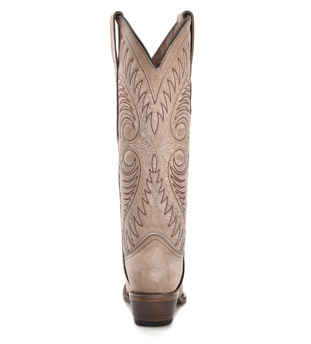 Circle G Women's Embroidery Sand Snip-Toe Cowboy Boot - Image 3