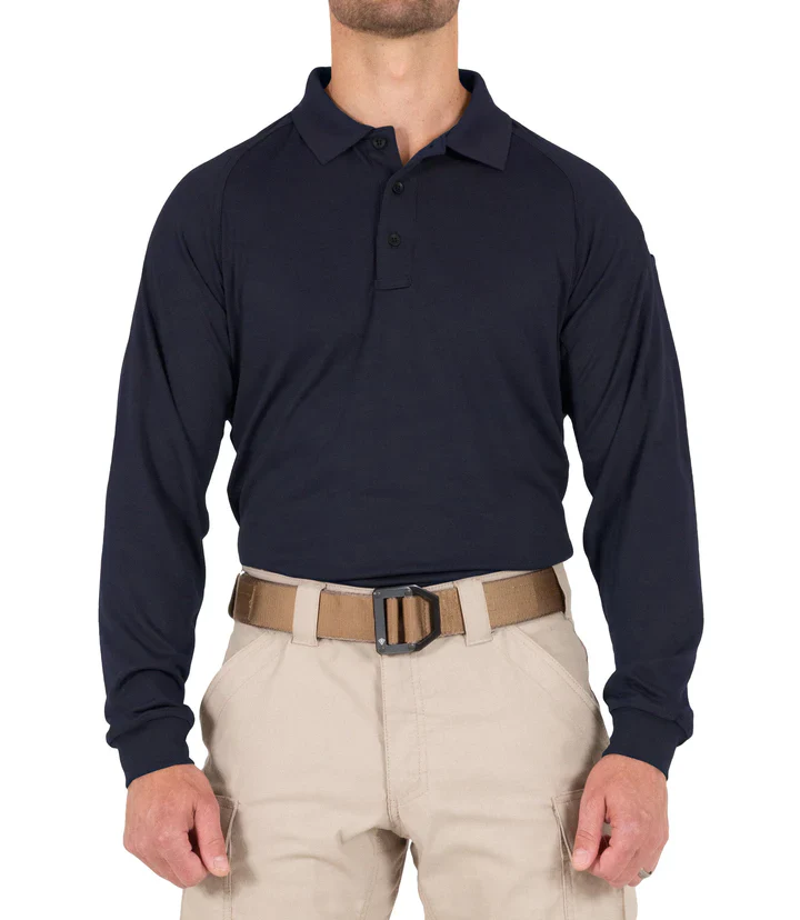 First Tactical Men's Performance Long Sleeve Polo - Image 5