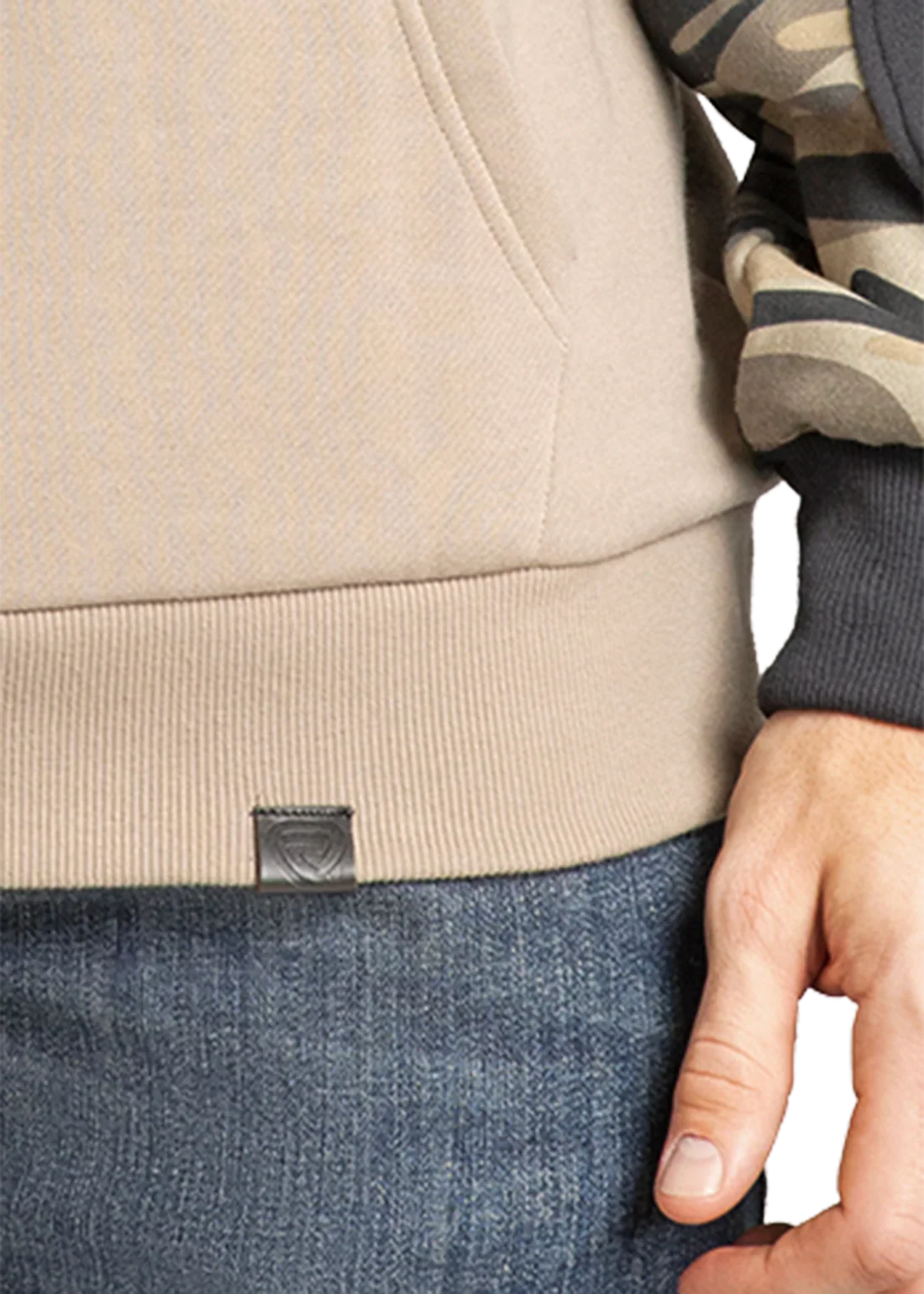 Rock & Roll Denim Men's Camo Block Hoodie - Image 3