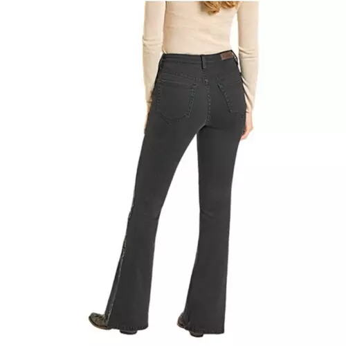 Rock & Roll Denim Women's Side Seam Embroidered Bootcut Jeans - Image 2