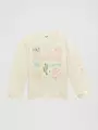 Wrangler Girl's Graphic Puff Sleeve Pullover