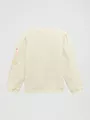 Wrangler Girl's Graphic Puff Sleeve Pullover - Image 2