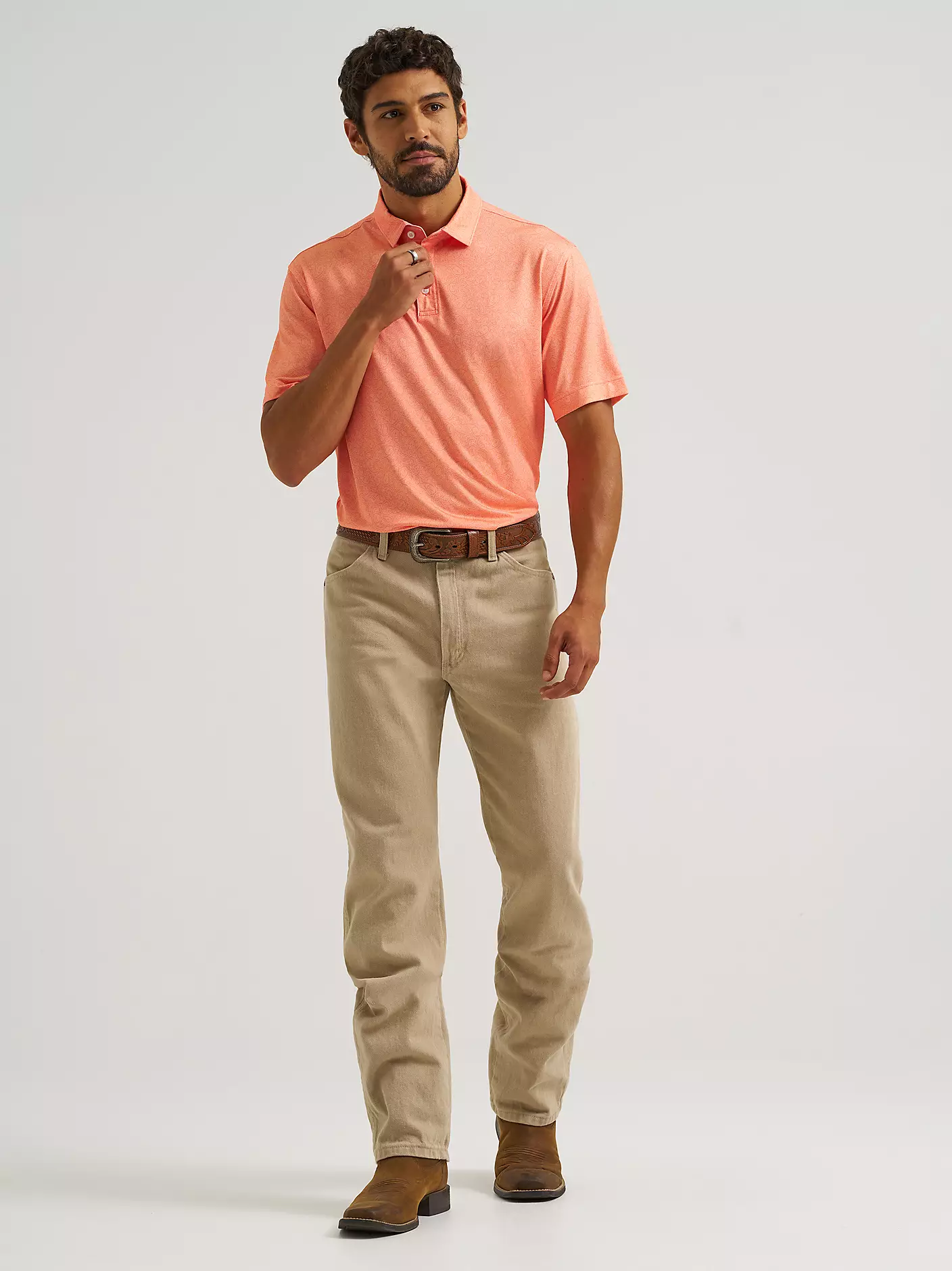 Wrangler Men's All Terrain Gear Performance Short-Sleeve Polo Shirt - Image 2