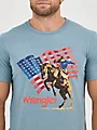 Wrangler Men's American Flag Logo T-Shirt - Image 3