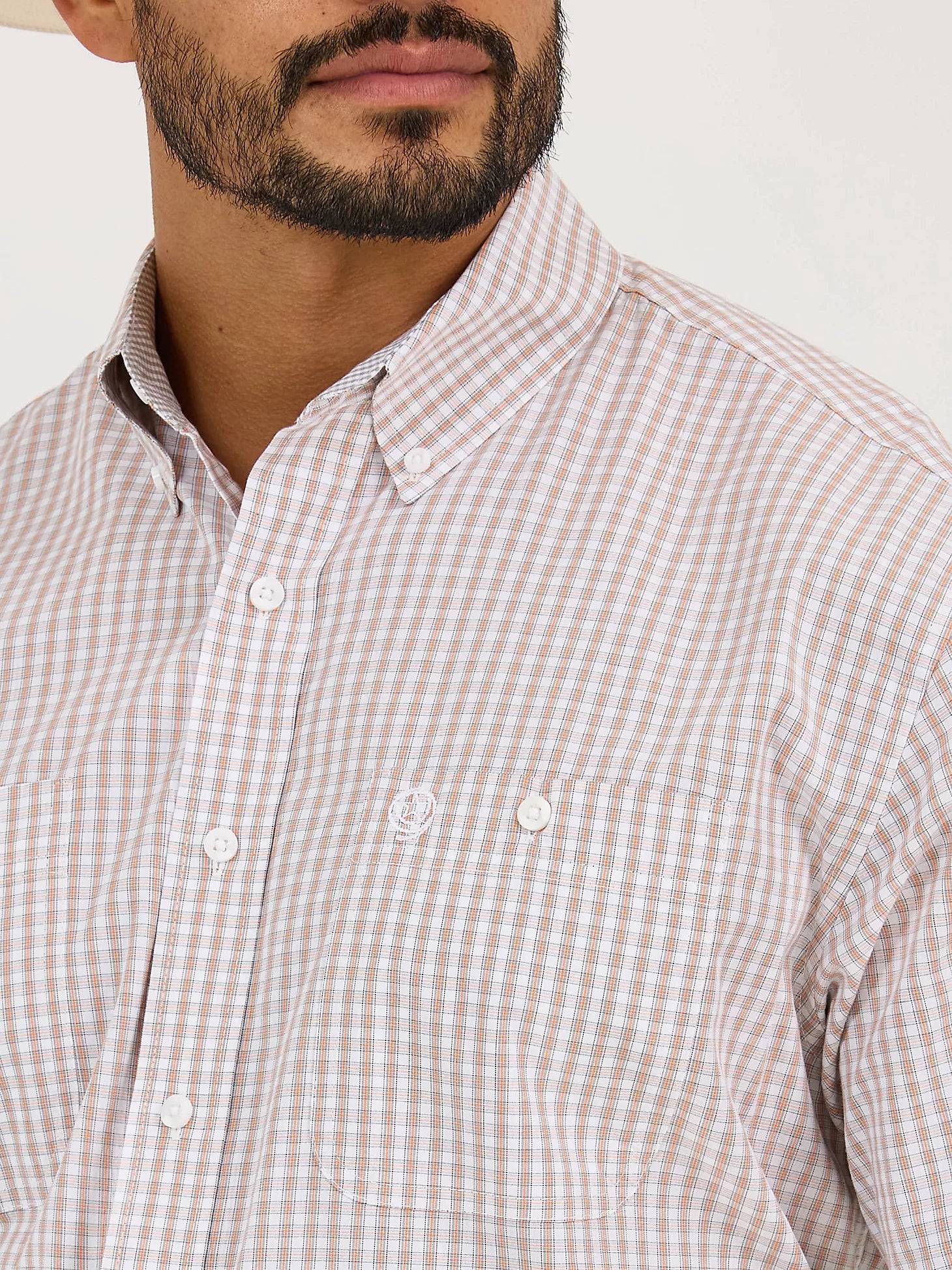 Wrangler Men's George Strait Short-Sleeve Two Pocket Button Down Shirt - Image 5