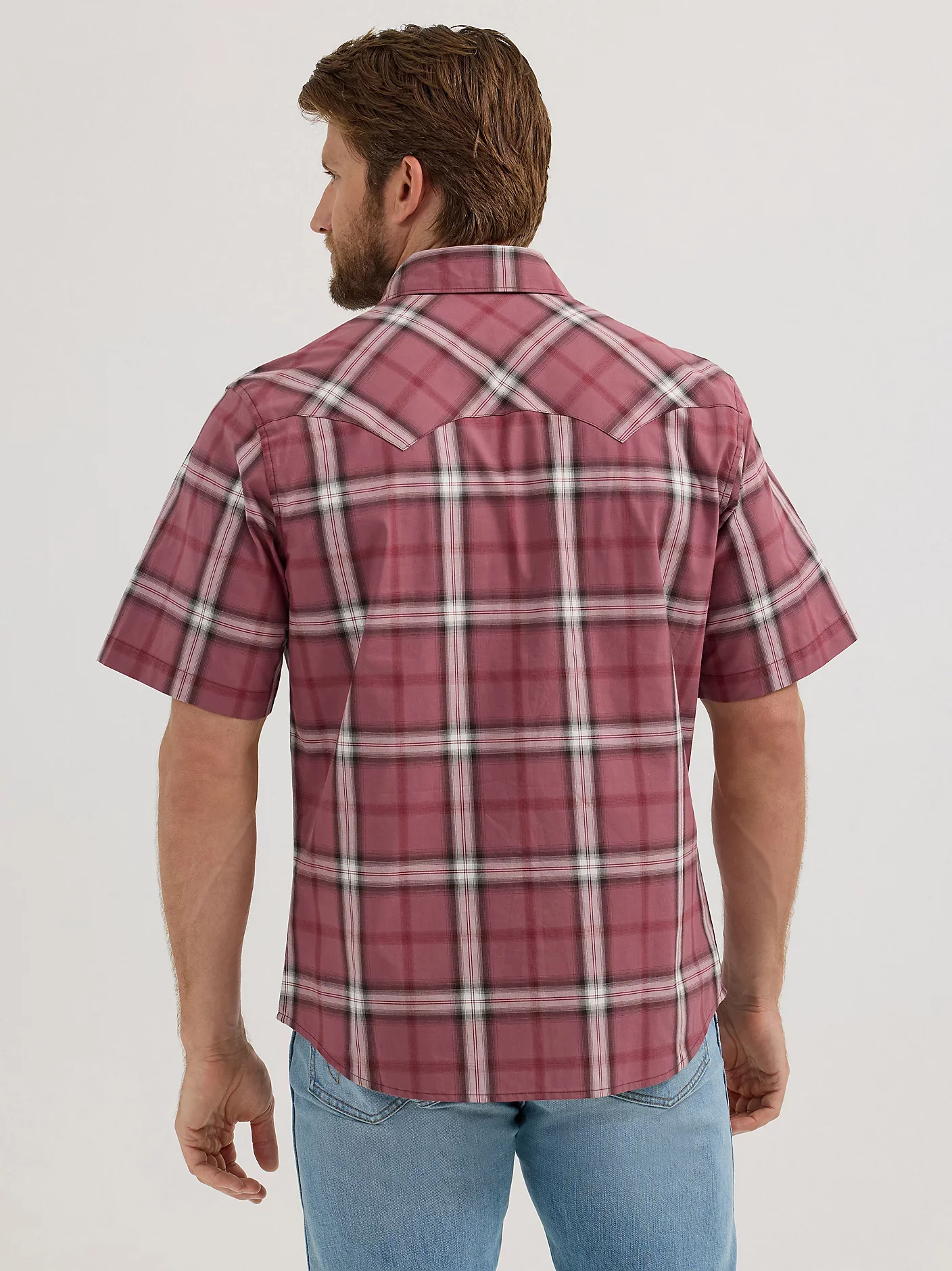 Wrangler Men's Retro Short-Sleeve Sawtooth Pocket Western Snap Shirt - Image 5