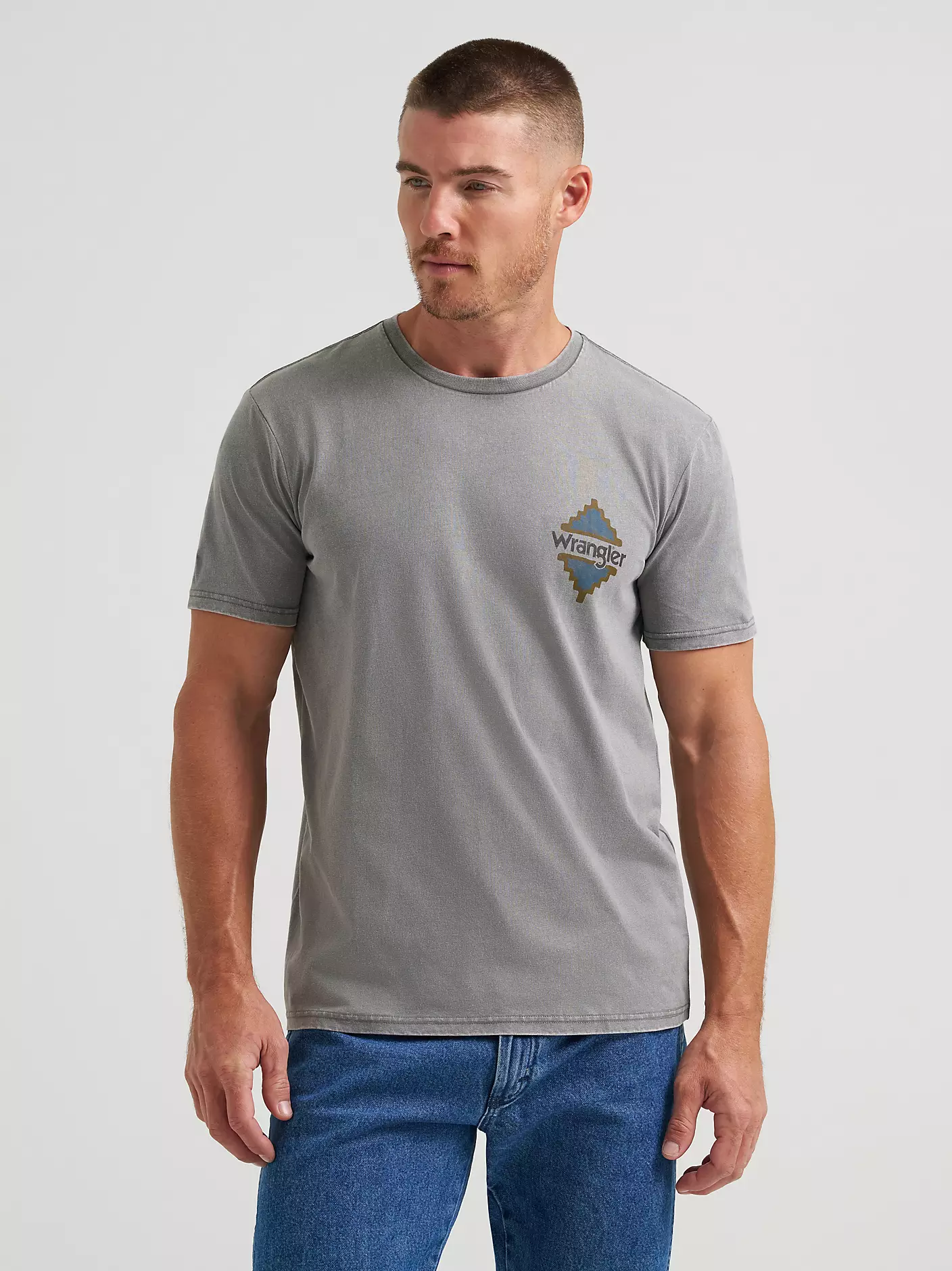 Wrangler Men's Steer Skull Back Graphic T-Shirt - Image 2