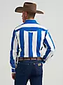 Wrangler Men's Vintage-Inspired Brushpopper Western Snap Workshirt - Image 2