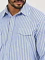 Wrangler Men's Wrinkle Resist Long-Sleeve Western Snap Stripe Shirt - Image 3