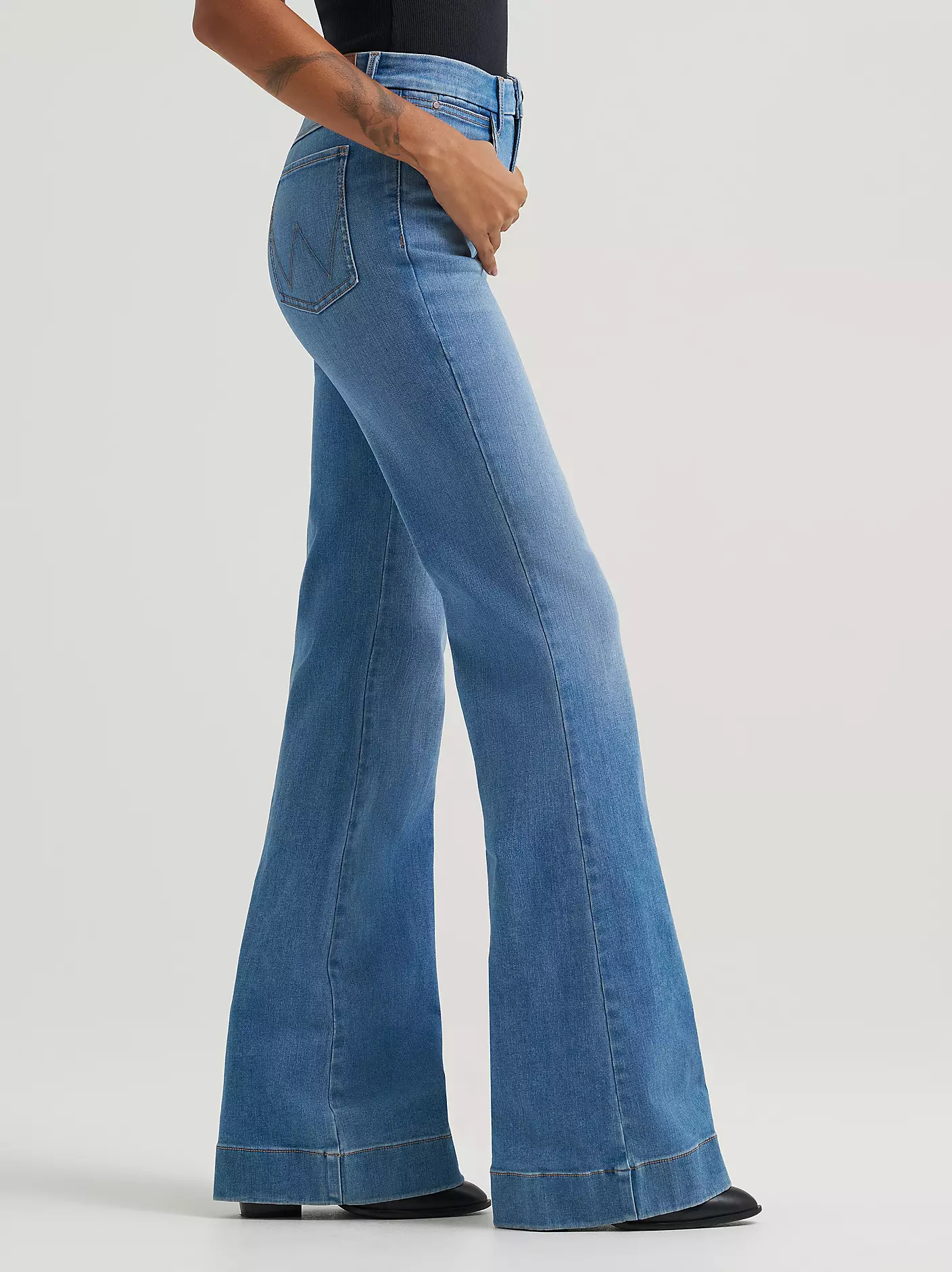 Wrangler Women's Bespoke High Rise Trouser Jean - Image 3