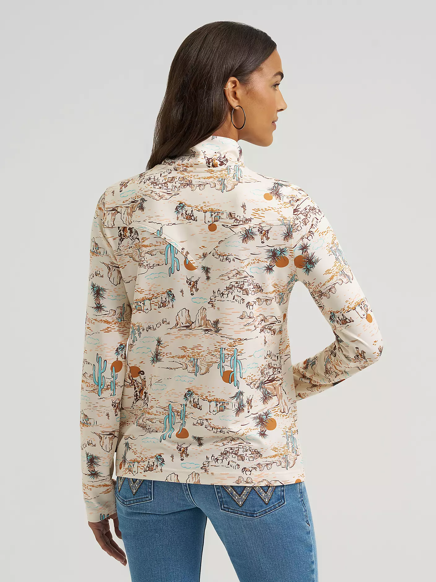 Wrangler Women's Skye Performance Quarter Snap Pullover - Image 2