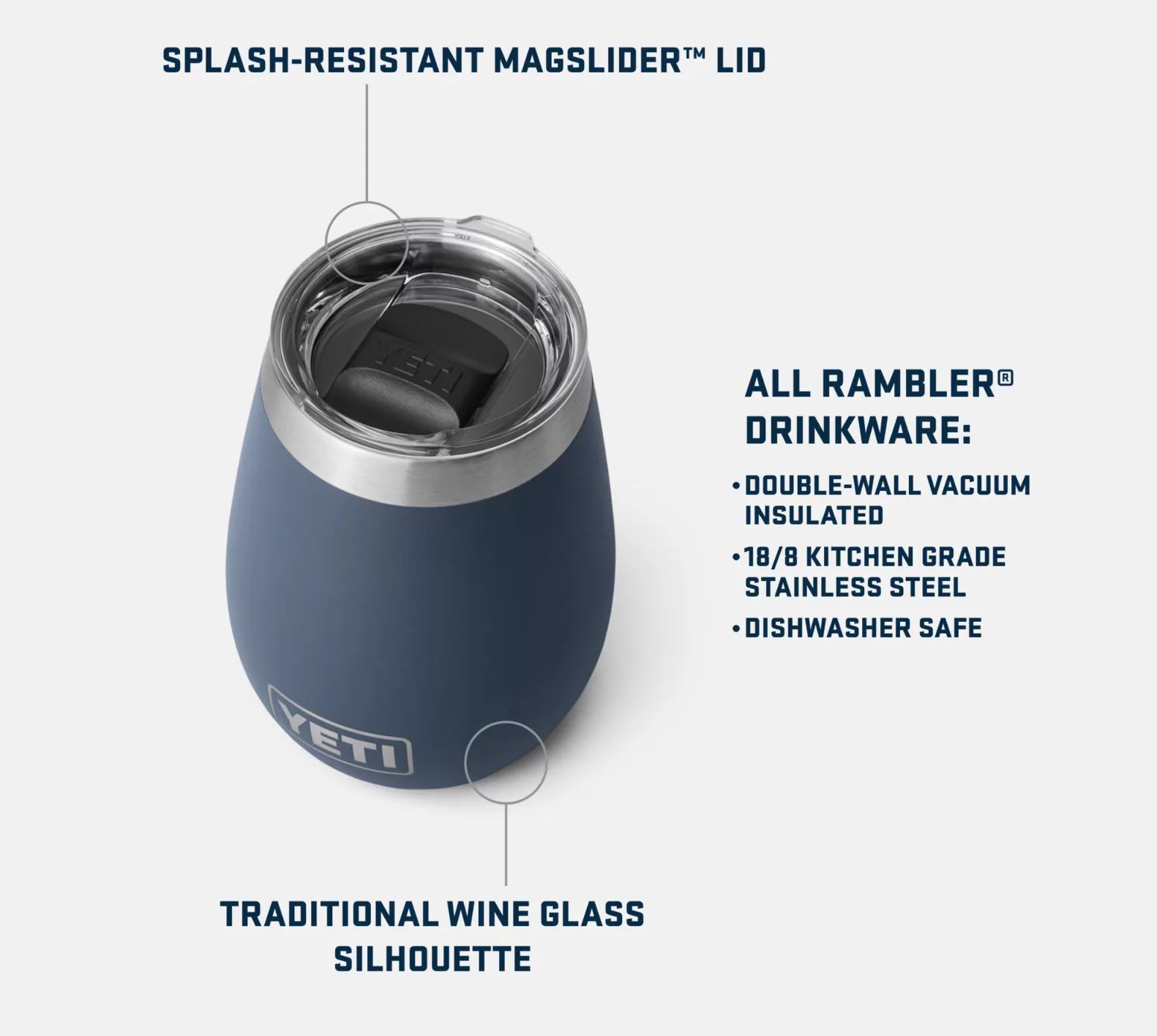 Yeti Rambler 10oz Wine Tumbler - Image 3