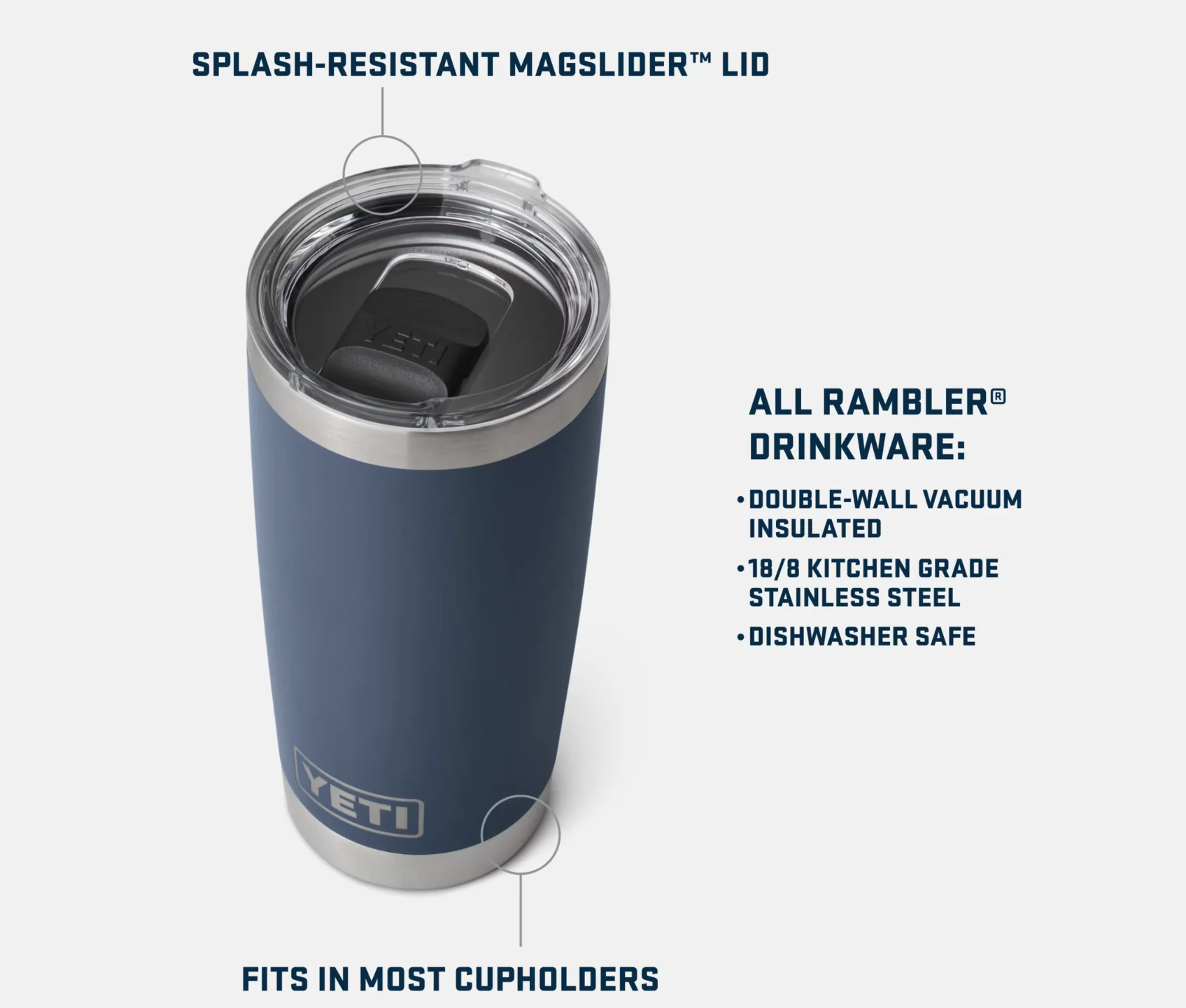 Yeti Rambler 20oz Tumbler - Image 11